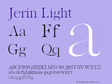 Jerin Light 0.1.0图片样张