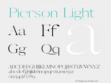 Pierson-Light 0.1.0图片样张