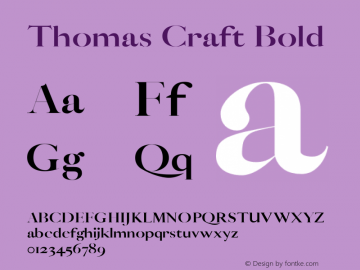 Thomas Craft Bold 0.1.0图片样张