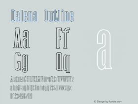 Dalena Outline Version 1.0图片样张