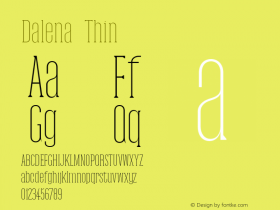 Dalena-Thin Version 1.0图片样张