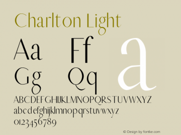 Charlton-Light 0.1.0图片样张