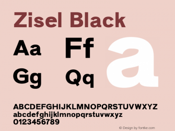 Zisel Black Version 1.0图片样张