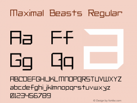 Maximal Beasts Regular Unknown图片样张