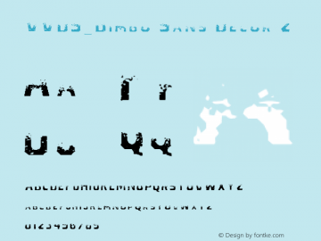 VVDS_Bimbo Sans Decor 2 Version 1.000 Font Sample