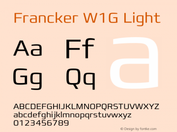 FranckerW1G-Light Version 1.00图片样张