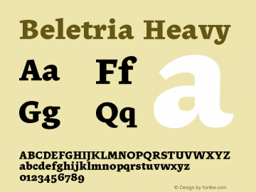 Beletria-Heavy Version 1.000图片样张