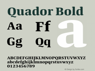 Quador-Bold 1.000图片样张