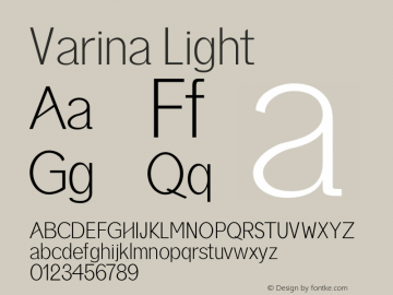 Varina Light Version 1.0图片样张