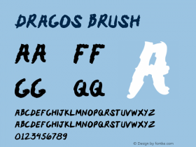 Dragos Version 001.000 Font Sample