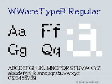 WWareTypeB Version 1.0图片样张