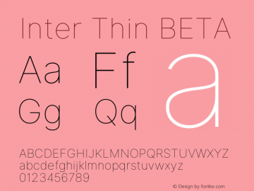 Inter Thin BETA 3.3;20b39288a图片样张
