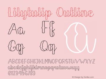Lilytulip Outline 图片样张