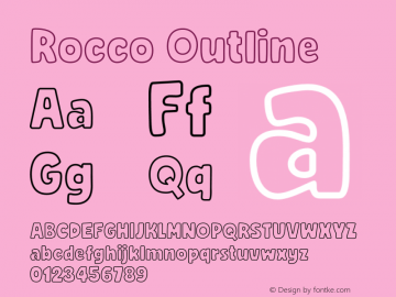 Rocco-Outline Version 1.000图片样张