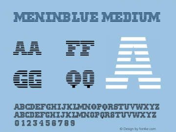 MeninBlue Medium Version 001.000图片样张