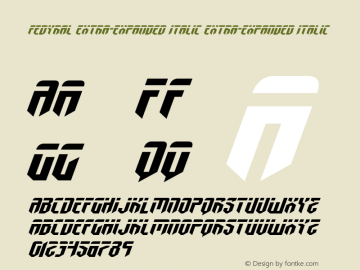 Fedyral Extra-Expanded Italic Version 3.0; 2019图片样张