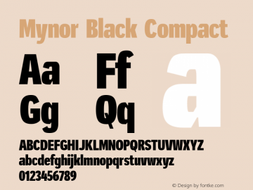 Mynor-BlackCompact Version 001.000 January 2019;YWFTv17图片样张