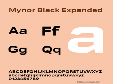 Mynor-BlackExpanded Version 001.000 January 2019;YWFTv17图片样张