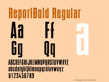 ReportBold Regular 001.001图片样张