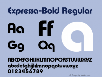 Expressa-Bold B & P Graphics Ltd.:30.6.1993图片样张