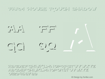 FarmHouseRough-Shadow Version 1.00; January 28, 2019 | wf-rip DC20190205图片样张