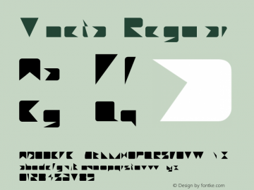 Vineta Regular Brendel            :25.08.1995 Font Sample