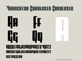 Vindicator Condensed Version 2.0; 2019图片样张