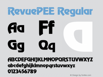 RevuePEE Regular Version 001.005图片样张