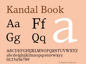 Kandal Book Version 1.004; Kandal Book图片样张