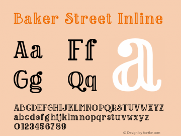 Baker Street Inline 1.000图片样张