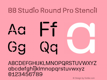 BB Studio Round Pro Stencil Version 1.000图片样张