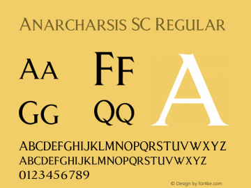 AnarcharsisSC Macromedia Fontographer 4.1.5 11/6/2002图片样张
