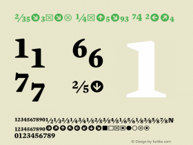MercuryNumericG4-Bold 001.000 Font Sample