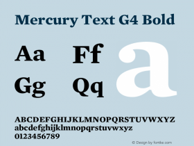 MercuryTextG4-Bold 001.000图片样张