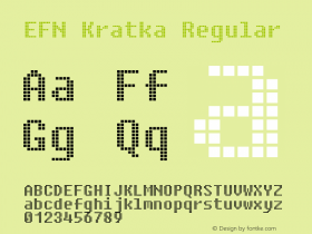 EFN Kratka Regular 1.000图片样张