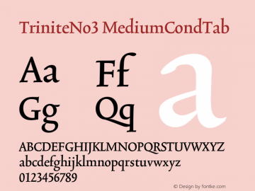 TriniteNo3-MediumCondTab 001.000图片样张