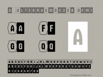 a_AlternaCmDc2Cb Demi 01.02 Font Sample