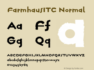 FarmhausITC Normal 001.001图片样张