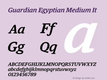 GuardianEgyptian-MediumIt Version 1.200; 2011图片样张