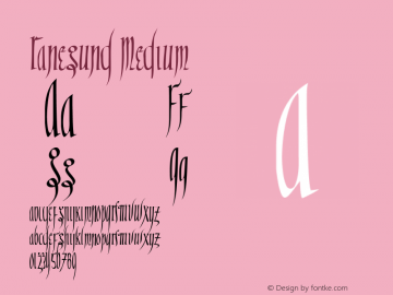 Ranegund Medium 001.000 Font Sample