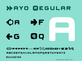 Mayo Regular Version 001.000 Font Sample