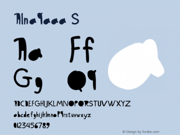 Alnaqaaa S Version 1.00 October 20, 2015, initial release Font Sample