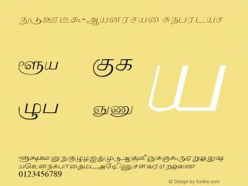 ELCOT-Madurai Converted from E:\TEMP\MADURAI\ELCOT-MA.TF1 by ALLTYPE Font Sample