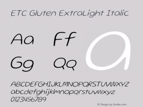 ETCGluten-ExtraLightIt Version 2.100 | wf-rip DC20190110图片样张