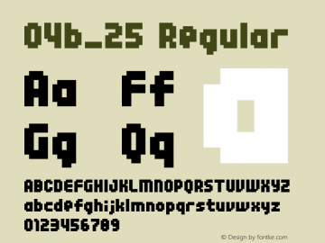 04b_25 Regular Macromedia Fon￿ographer 4.1J 02.2.23图片样张