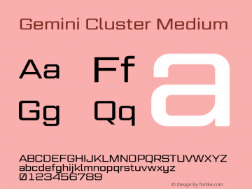 Gemini Cluster Medium Version 1.000图片样张