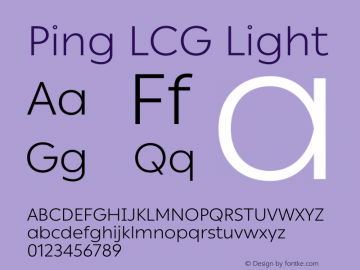 PingLCG-Light Version 1.00 | w-rip DC20190320图片样张