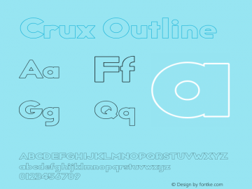 Crux Outline Version 1.000图片样张