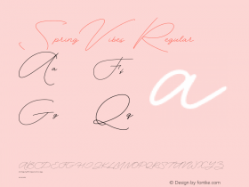 SpringVibes Version 1.002;Fontself Maker 3.1.1 Font Sample