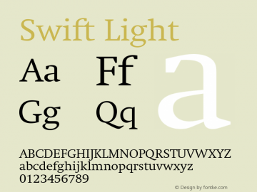 Swift Typeface-Fontke.com For Mobile
